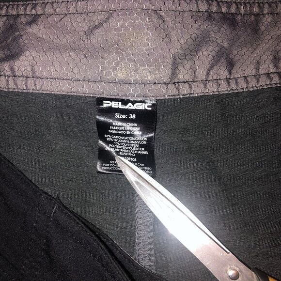 Pelagic The Wedge Board Shorts Mens 38 Ocean Blue Swim Trunks Fishing Beach - Picture 12 of 12